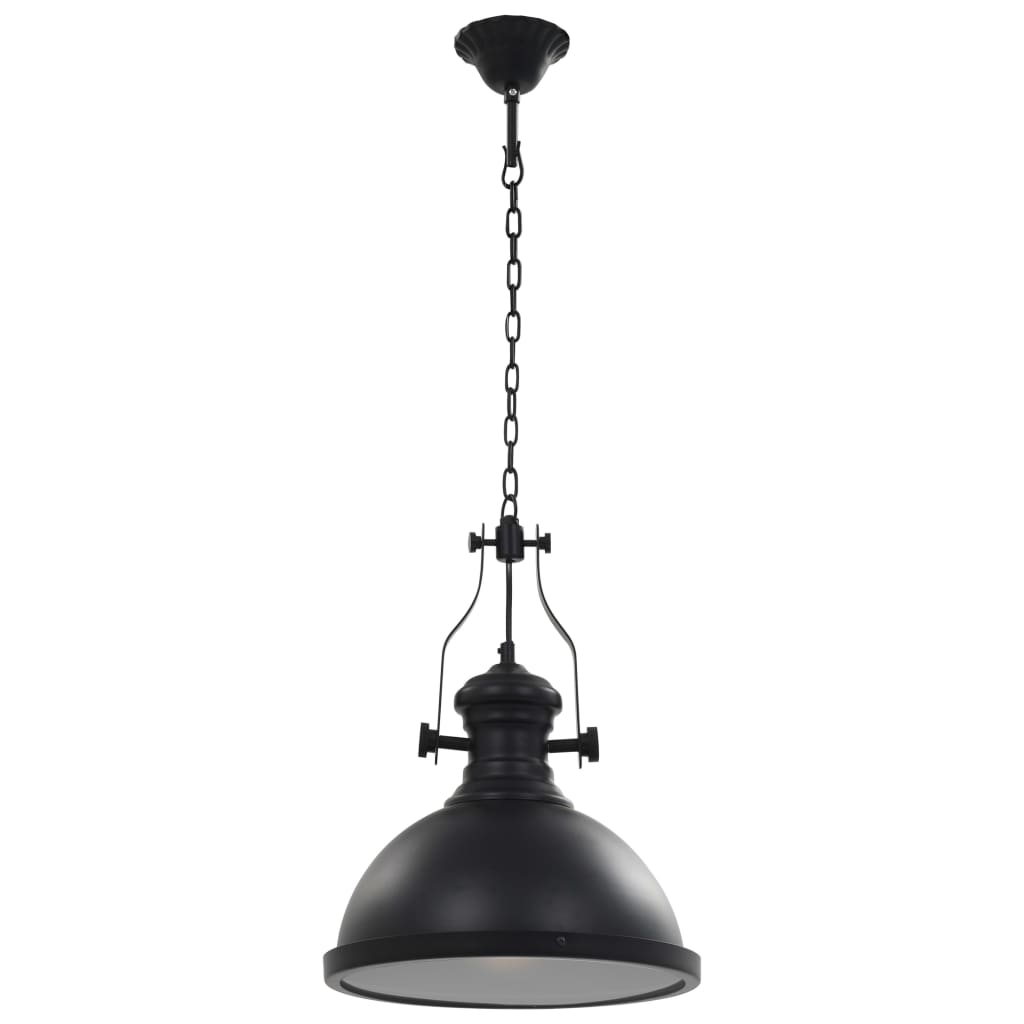 Ceiling lamp round e27 - black, 1 - number 3.