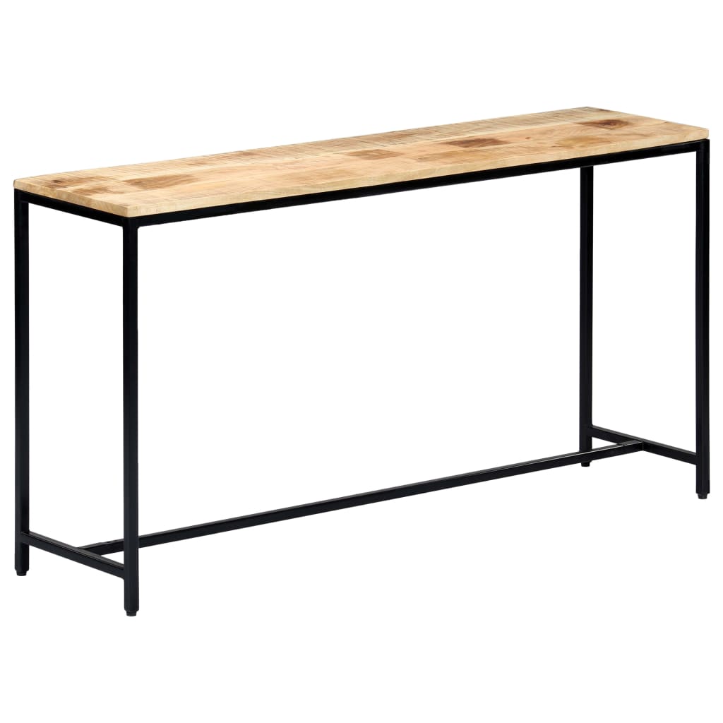 Konsolbord 140 x 35 x 76 cm massivt ru mangotræ - number 1.