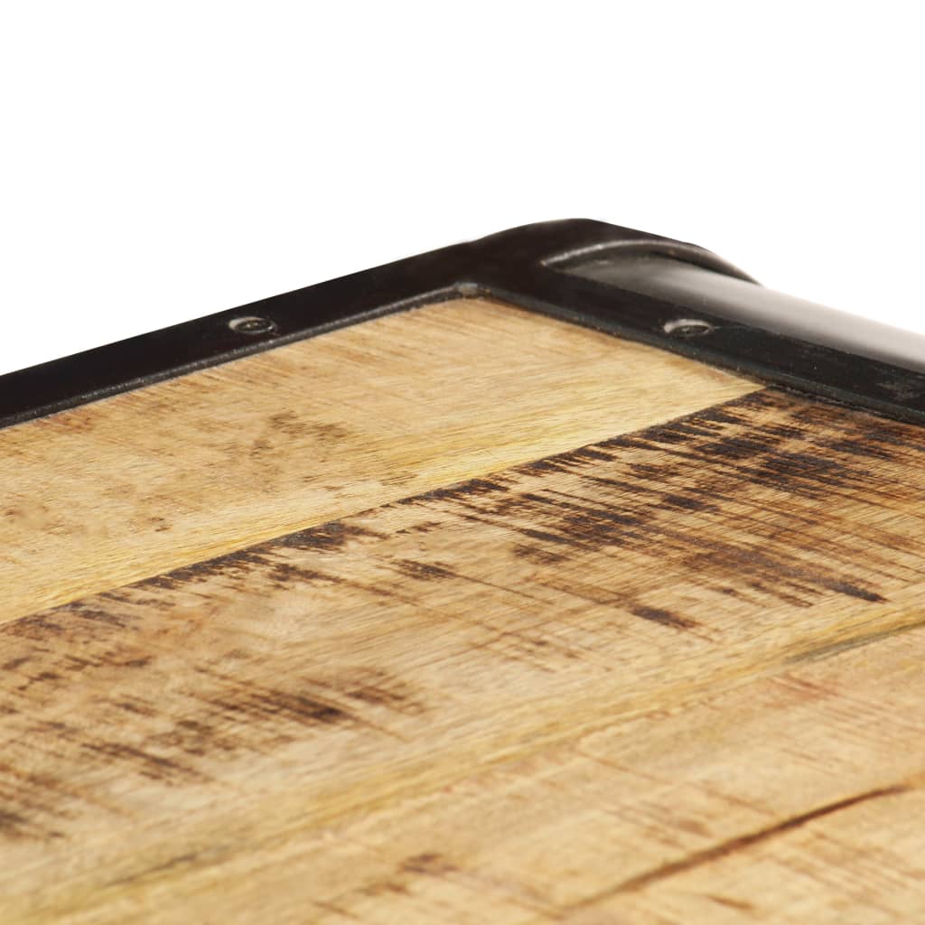 Stolik kawowy 100x50x35 cm lite drewno mango - number 6.