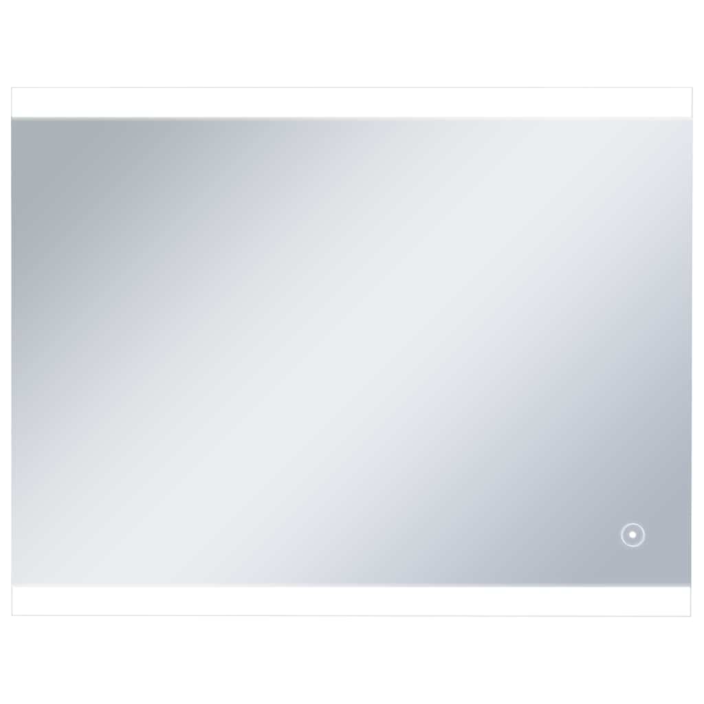 Led-spejl til badeværelset med berøringssensor 80x60 cm - number 2.