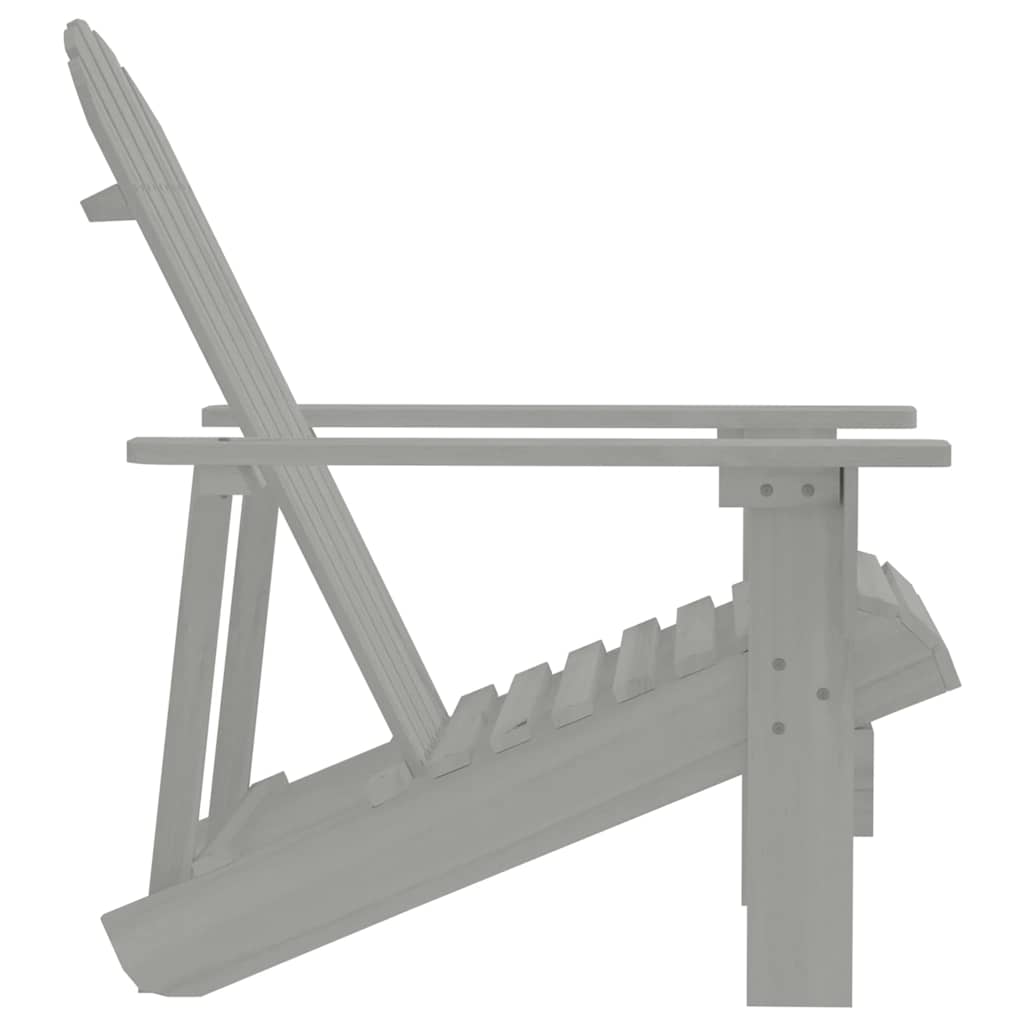 Havestol træ grå - number 3.