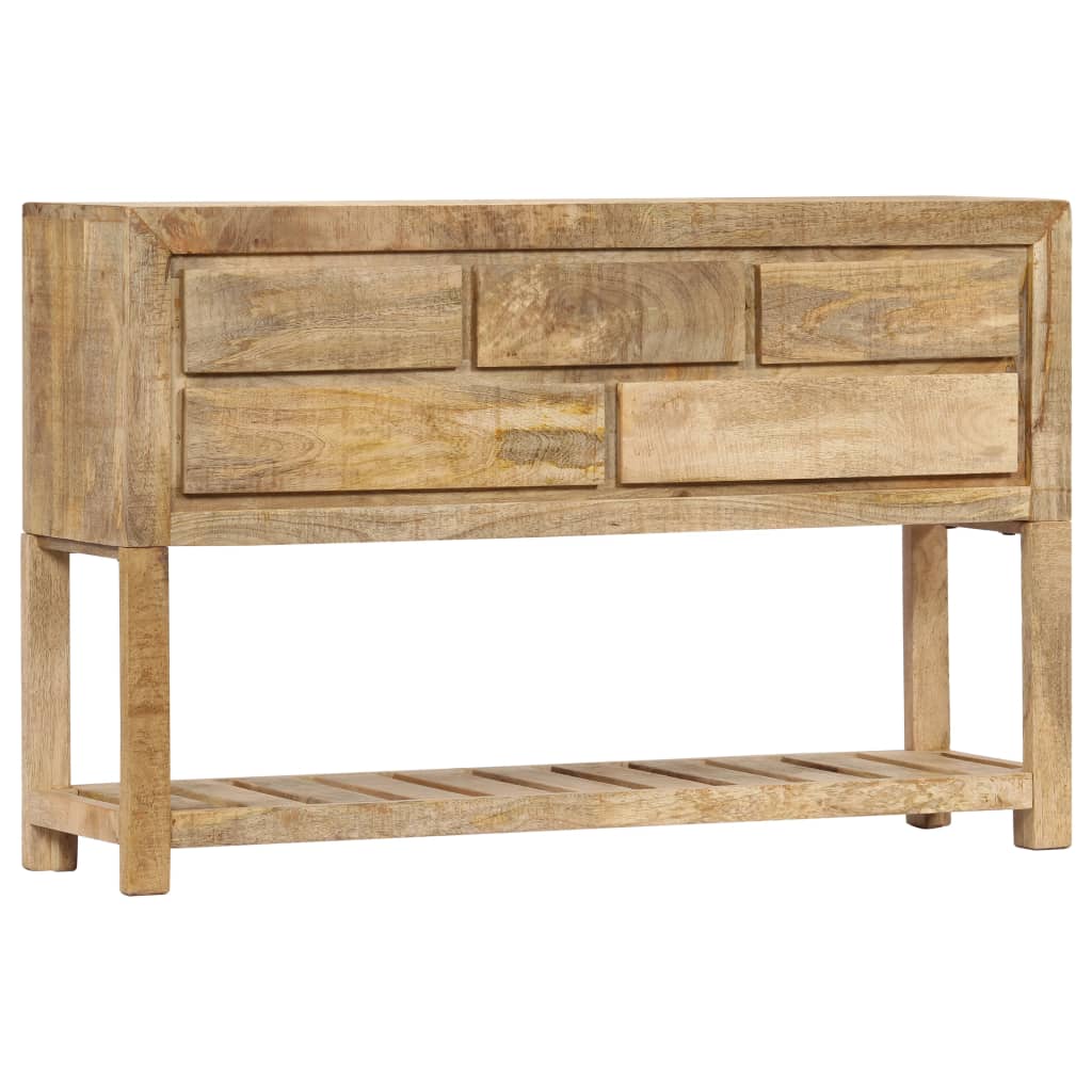 Sideboard in solid mango wood 120 x 30 x 75 cm - number 11.