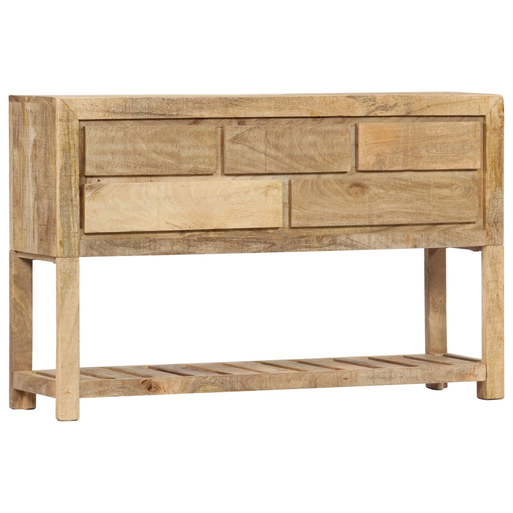 Sideboard in solid mango wood 120 x 30 x 75 cm - number 10.