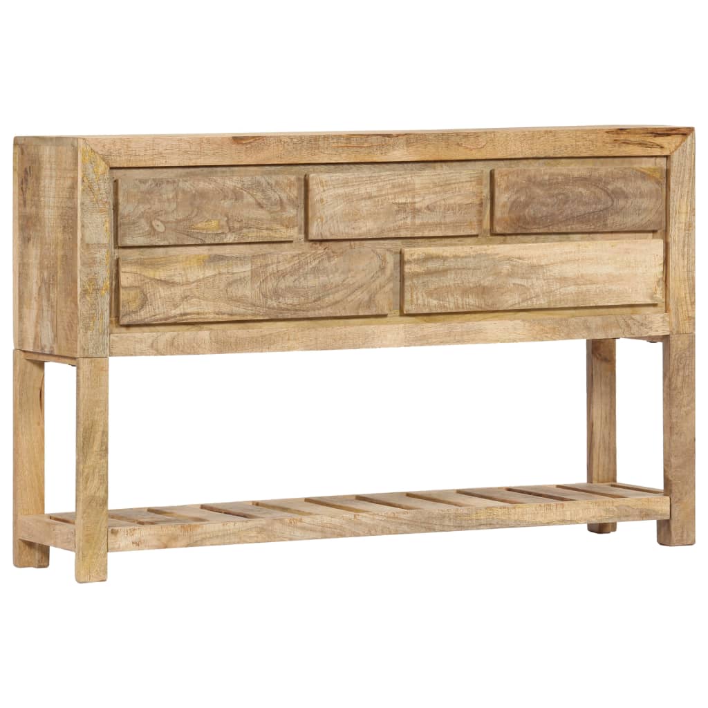 Sideboard in solid mango wood 120 x 30 x 75 cm - number 9.