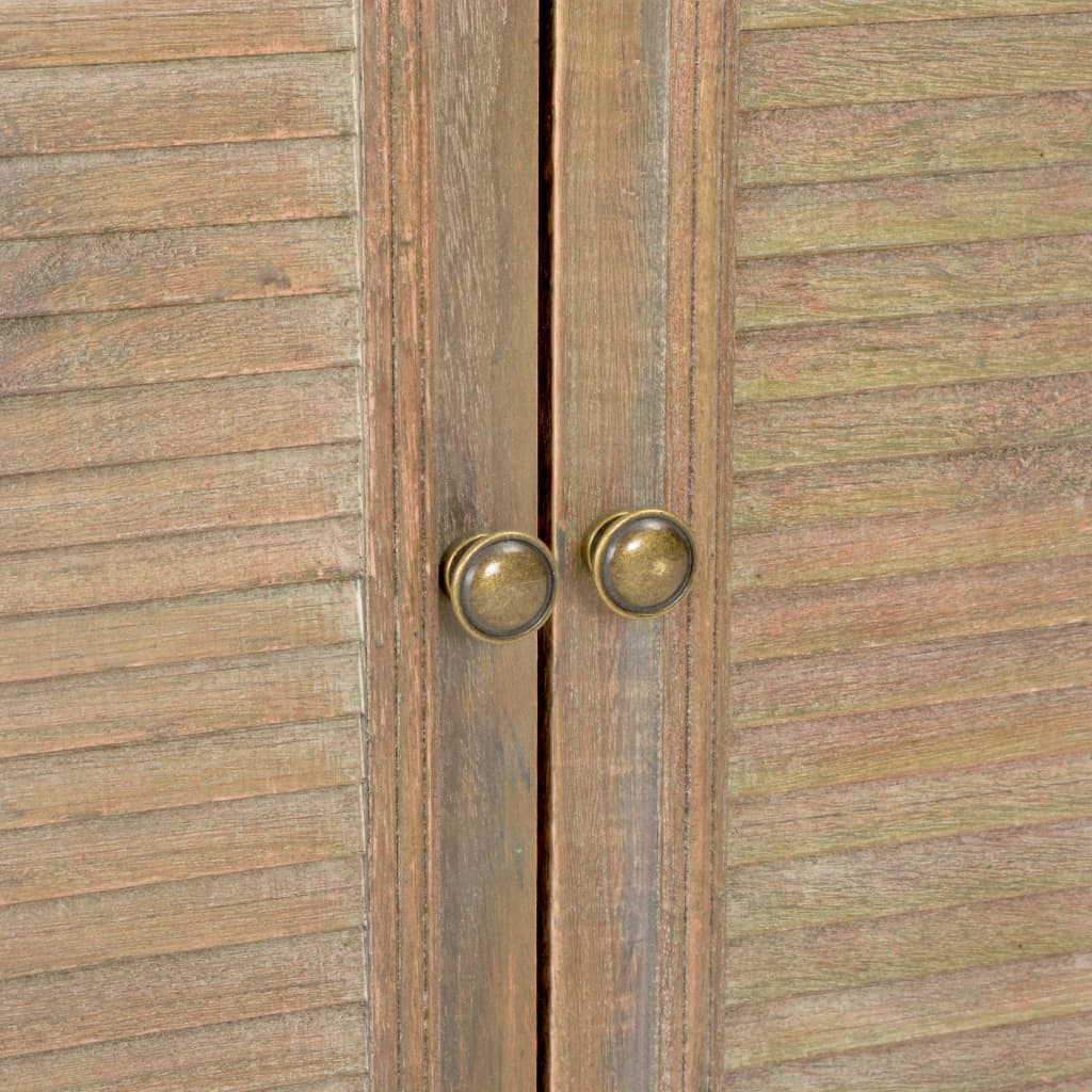 Skænk 60x30x80 cm massivt træ hvid - number 8.