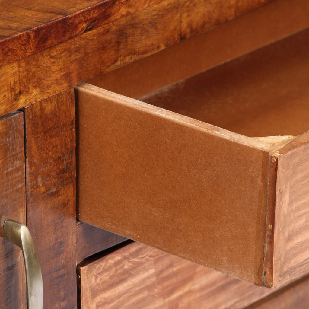 Skänk 118x30x75 cm massivt mangoträ - number 9.