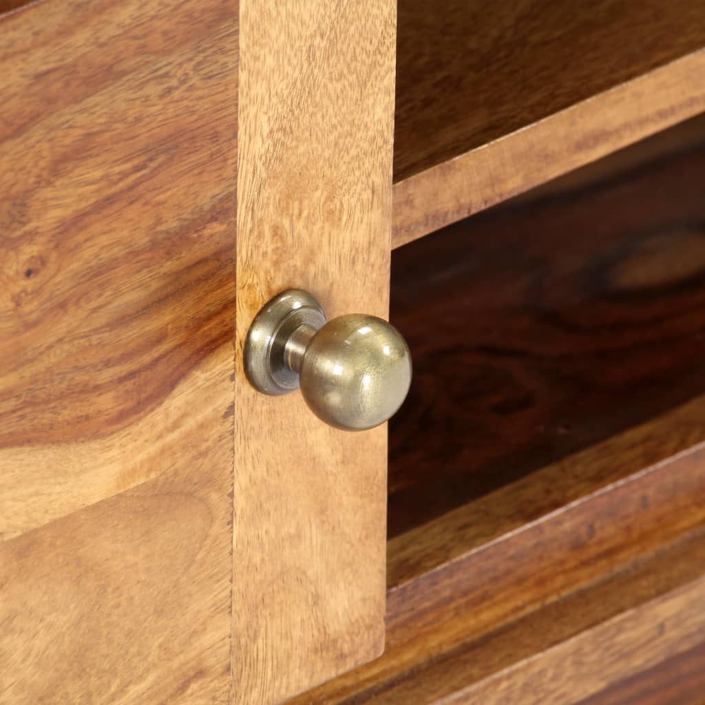 Tv cabinet 118x30x40 cm solid sheesham wood - number 7.
