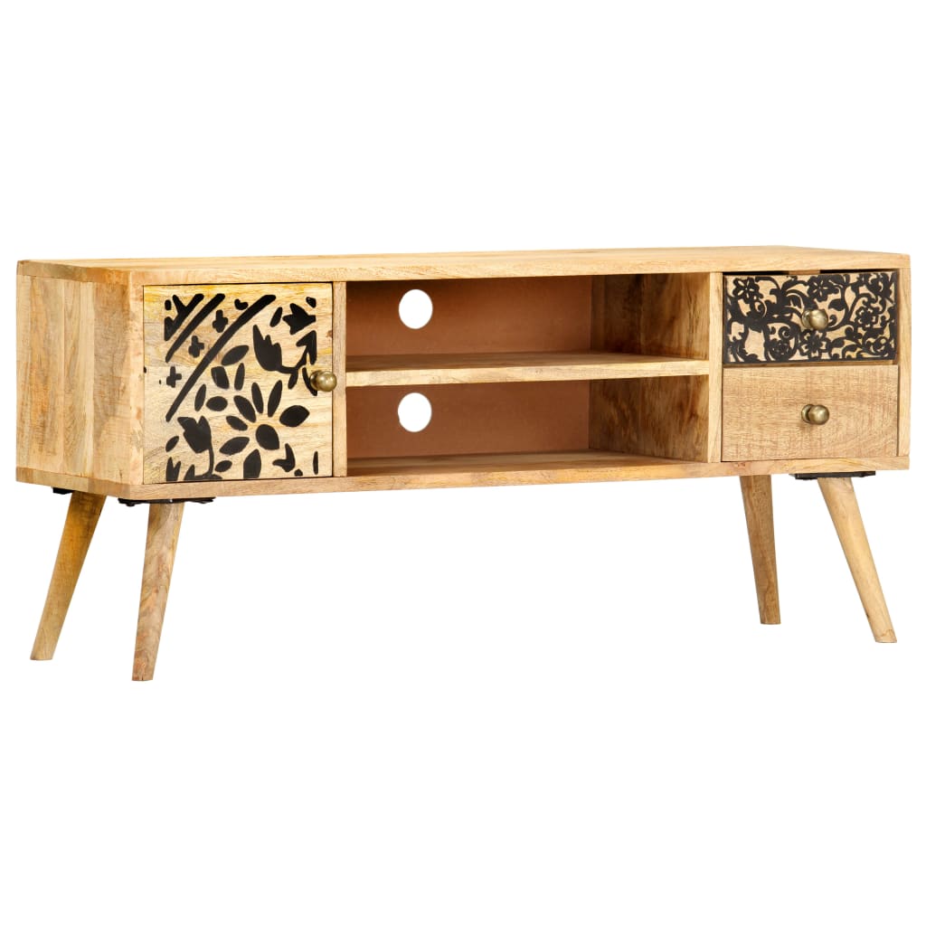 Szafka rtv 100x30x45 cm lite drewno mango - number 12.