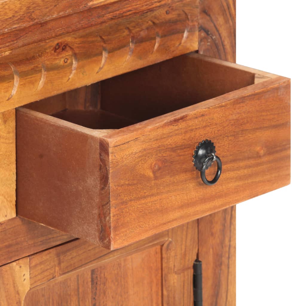 Komoda od punog bagremovog drveta - 63 x 30 x 75 cm, 1 - number 11.