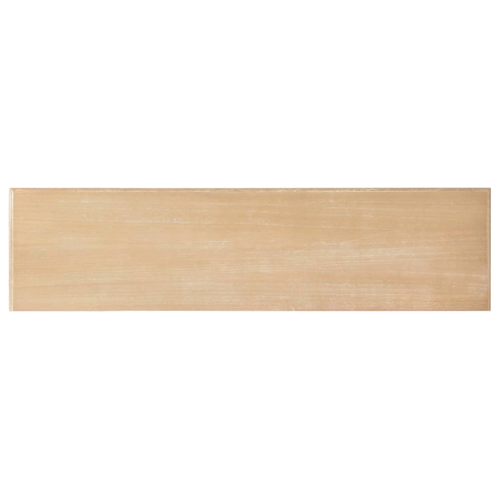 Tabela konsoli 120 x 30 x 76 cm mdf - biały i brązowy, 1 - number 8.