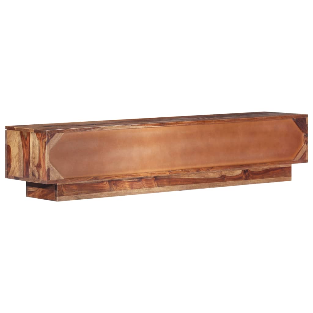 Tv-bord 145x30x30 cm massivt træ - number 3.