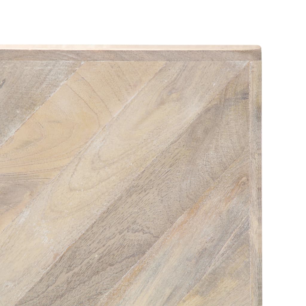 Sofabord 110 x 110 x 36 cm massivt mangotræ - number 6.
