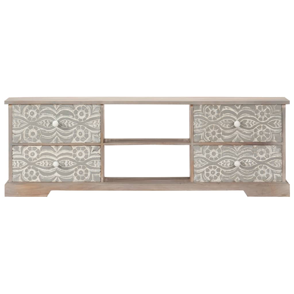 Tv-skap 120x30x40 cm heltre akasietre - number 2.