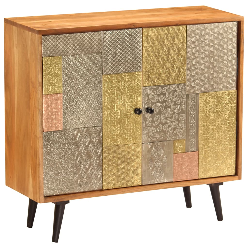 Skænk 80x30x75 cm massivt akacietræ - number 11.