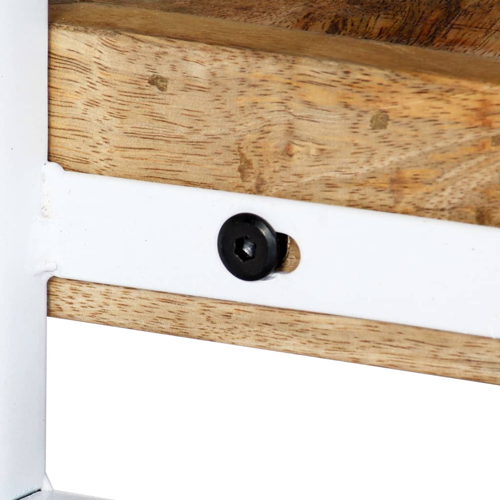 Tv-skap - hvit, 150 x 30 x 40 cm, 1, heltre mangotre - number 4.