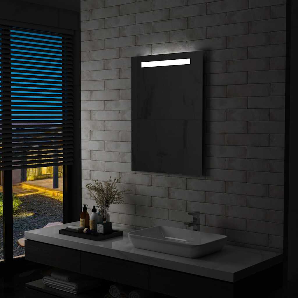Led wall mirror for the bathroom - 60 x 80 cm, 1 - number 1.