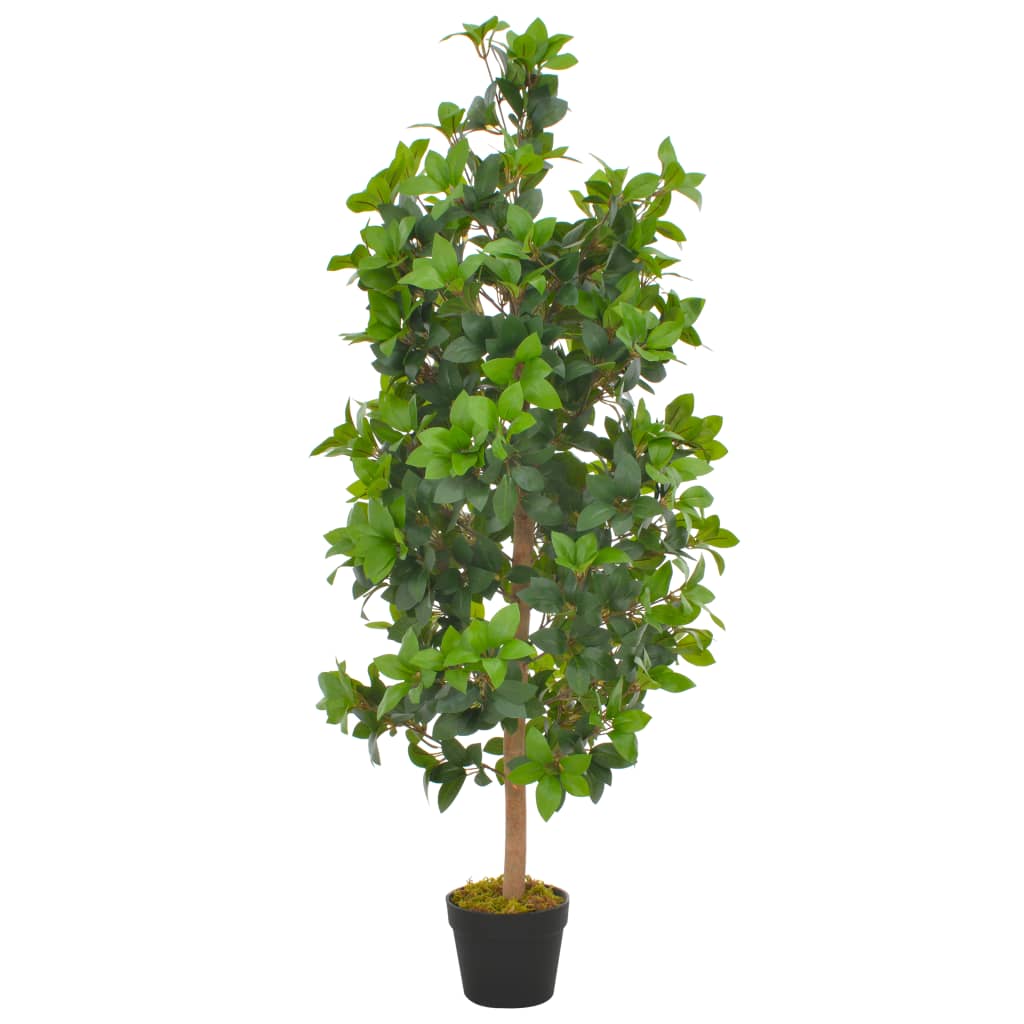 Plante artificielle laurier avec pot de fleur vert 120 cm - number 1.