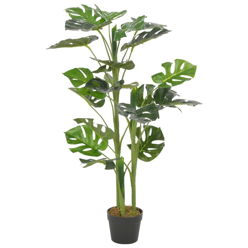 Kunstig plante monstera med krukke 100 cm grøn - number 1.