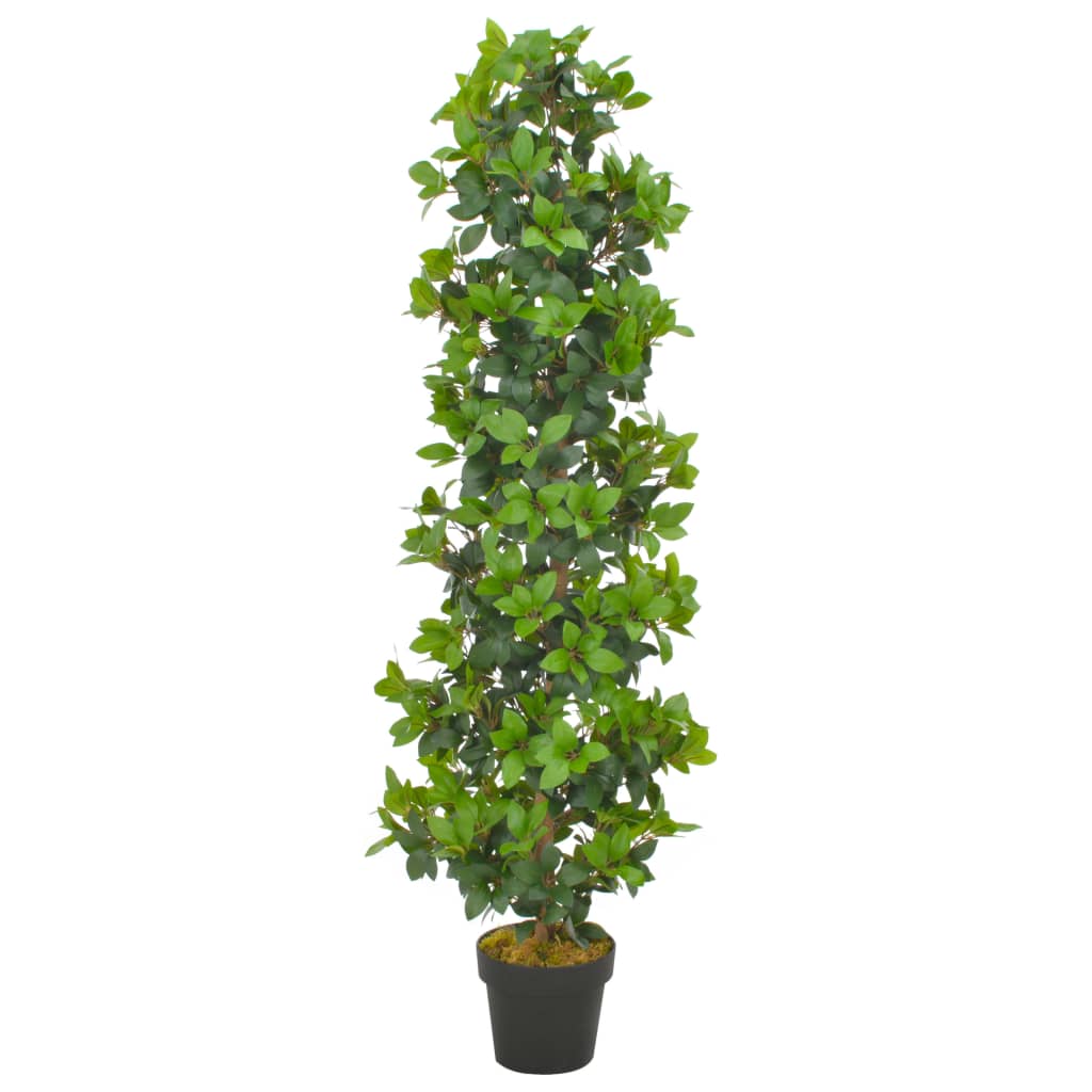 Plante artificielle laurier avec pot de fleur vert 150 cm - number 1.