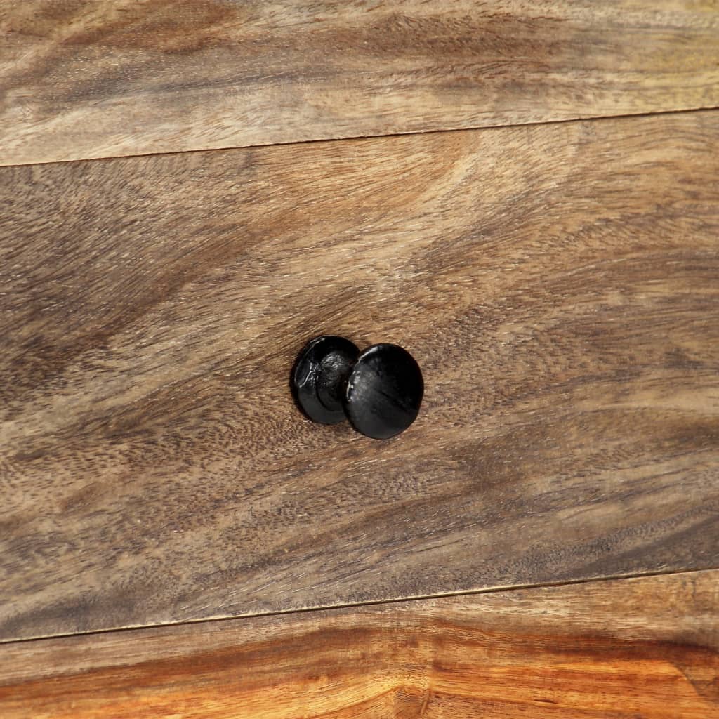 Konsola wisząca 100x25x20 cm lite drewno sheesham - number 6.