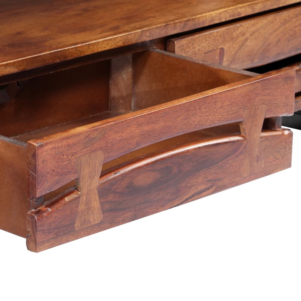 Tv-bord 140x30x45 cm heltre akasietre - number 6.