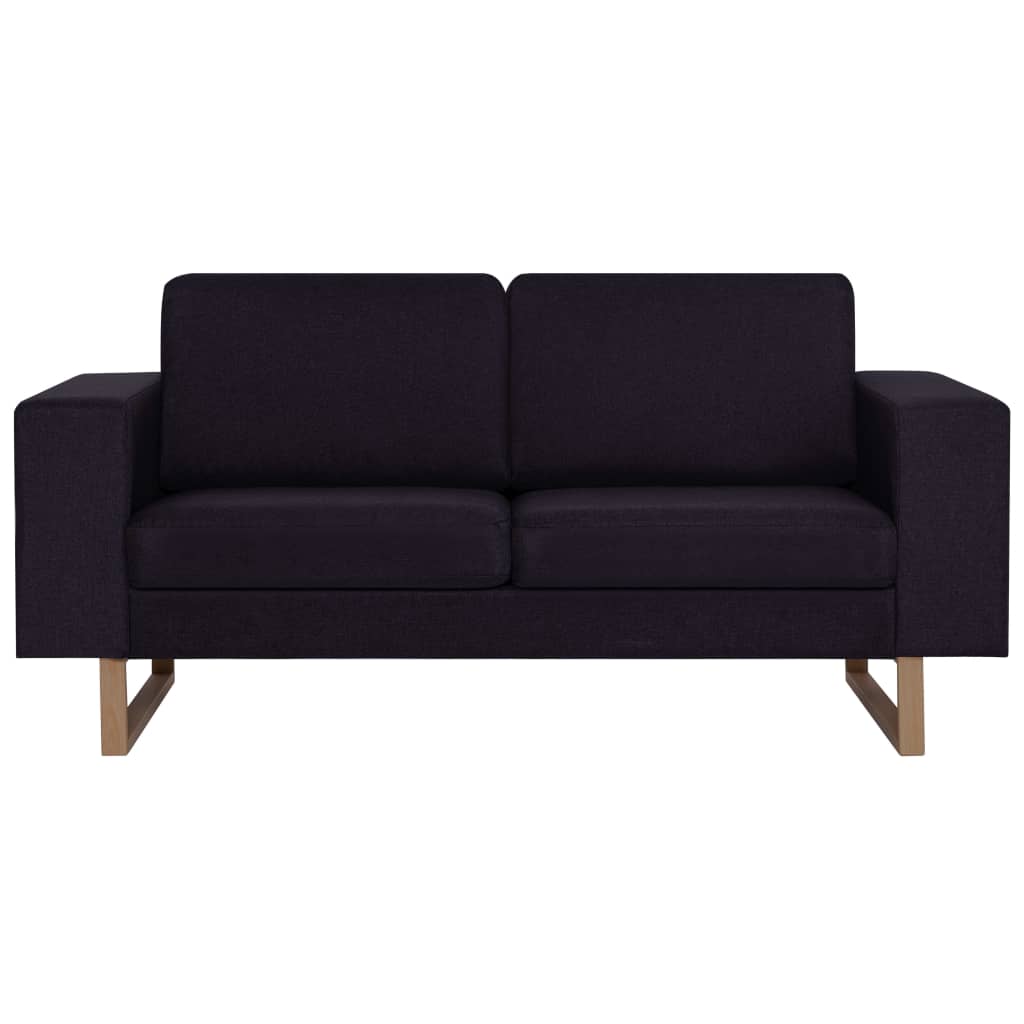 2-seters sofa i stoff - sort, 2-seter - number 3.
