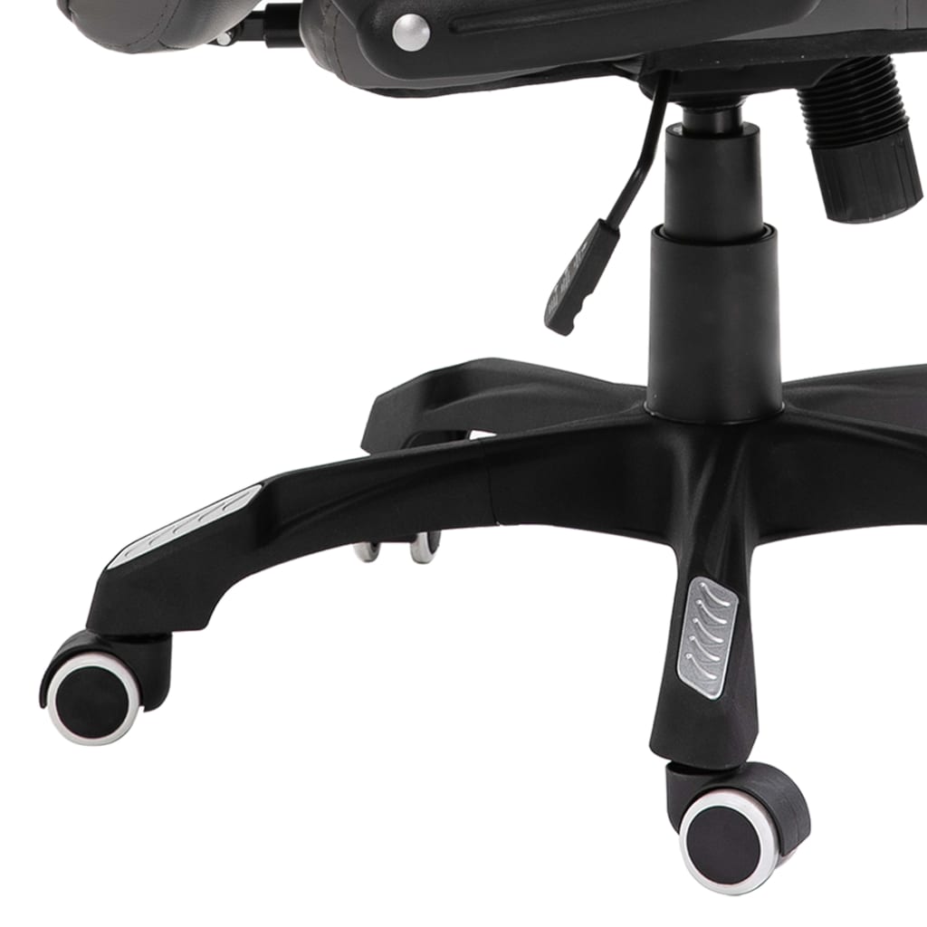 Kontorstol kunstlæder antracitgrå - number 8.