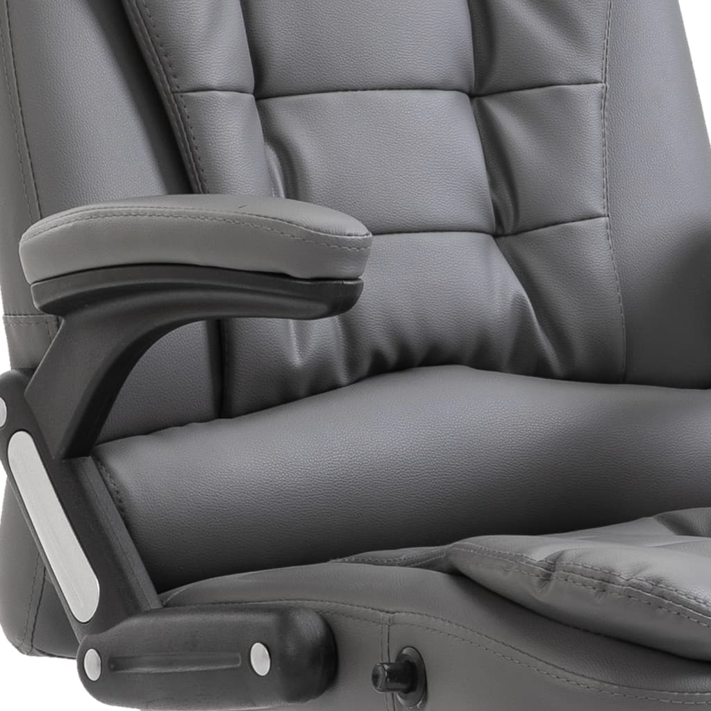 Kontorstol kunstlæder antracitgrå - number 7.