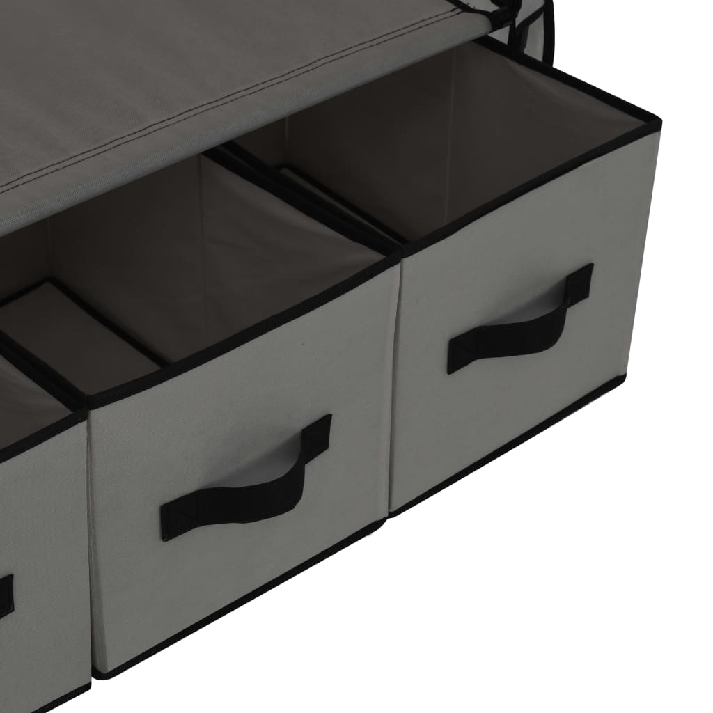 Ormar 87 x 49 x 159 cm tkanina - siva, 1 - number 7.