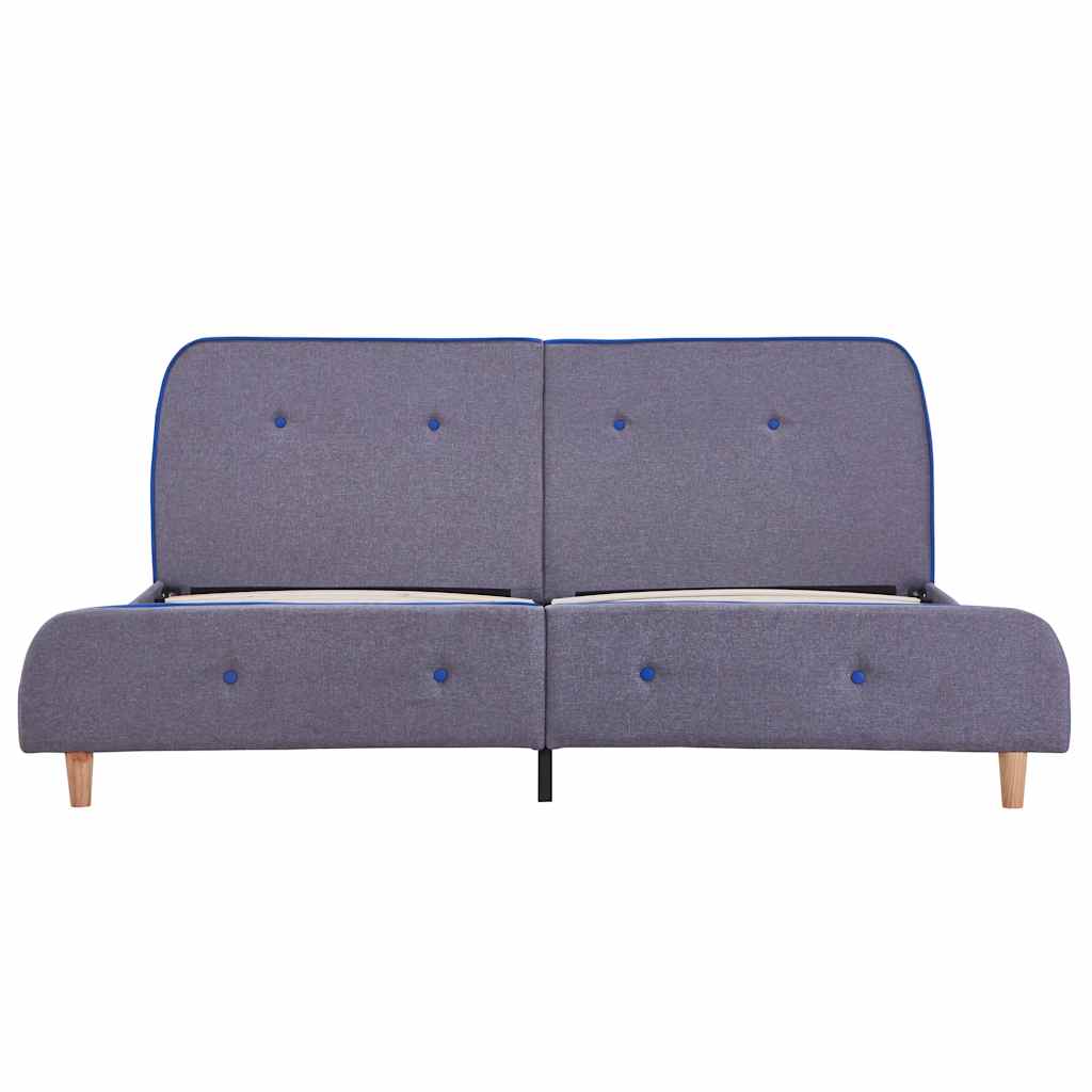 Sengramme uten madrassstoff - lysegrå, 150 x 200 cm - number 3.