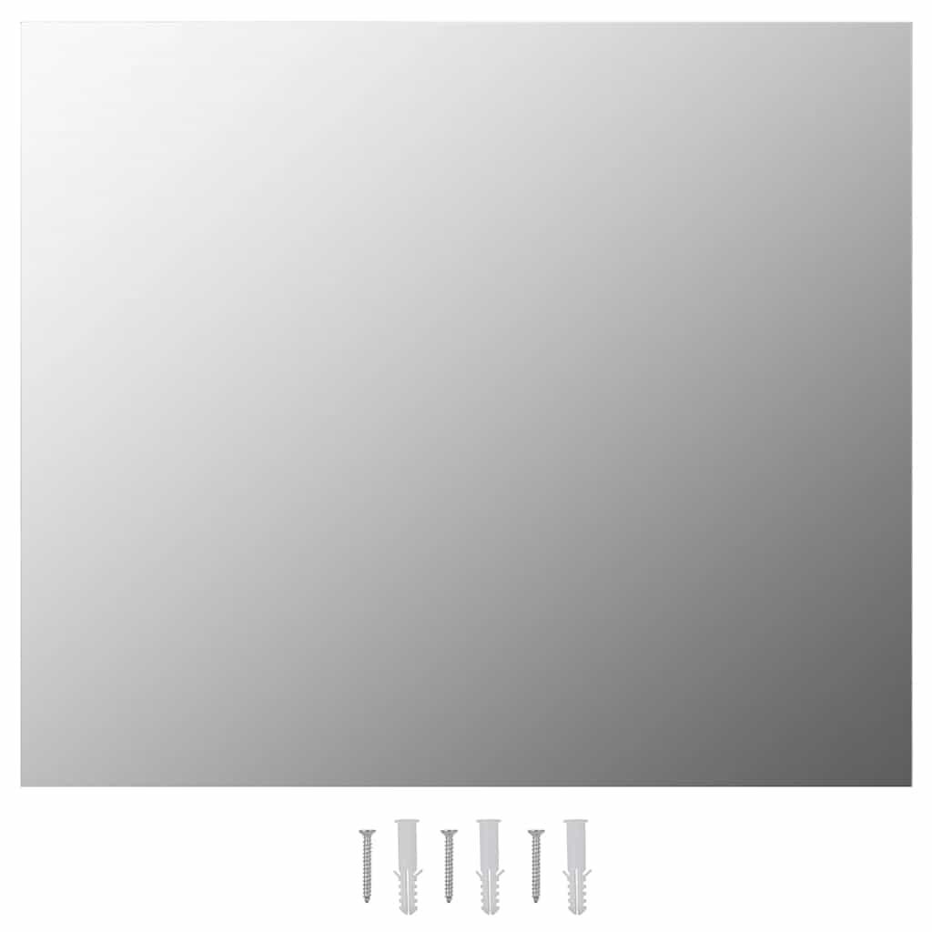 Spejl uden ramme 70x50 cm glas - number 2.