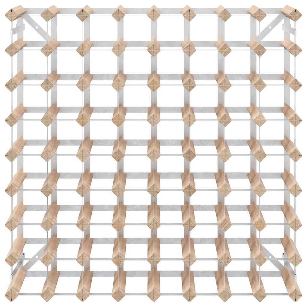 Vinski stalak za 72 boce od punog bora - number 5.