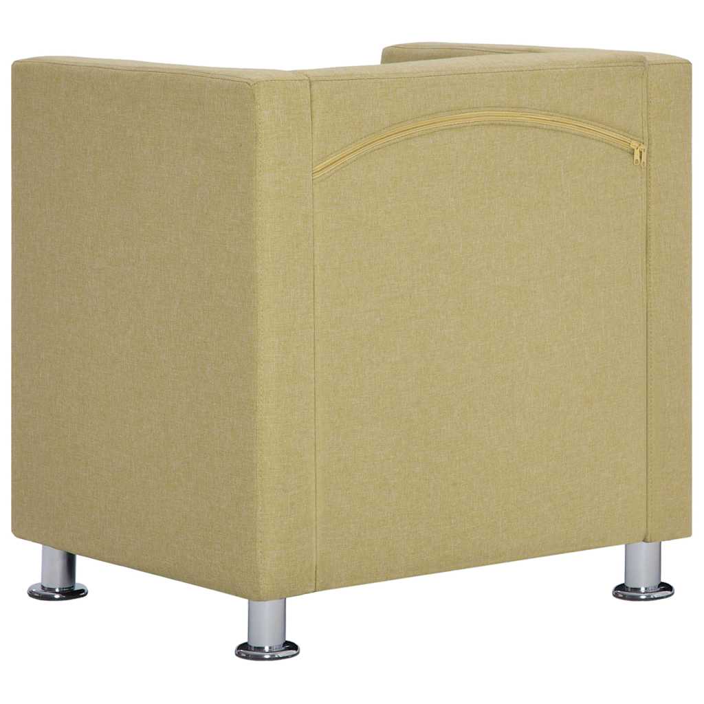 Kubelænestol stof grøn - number 5.