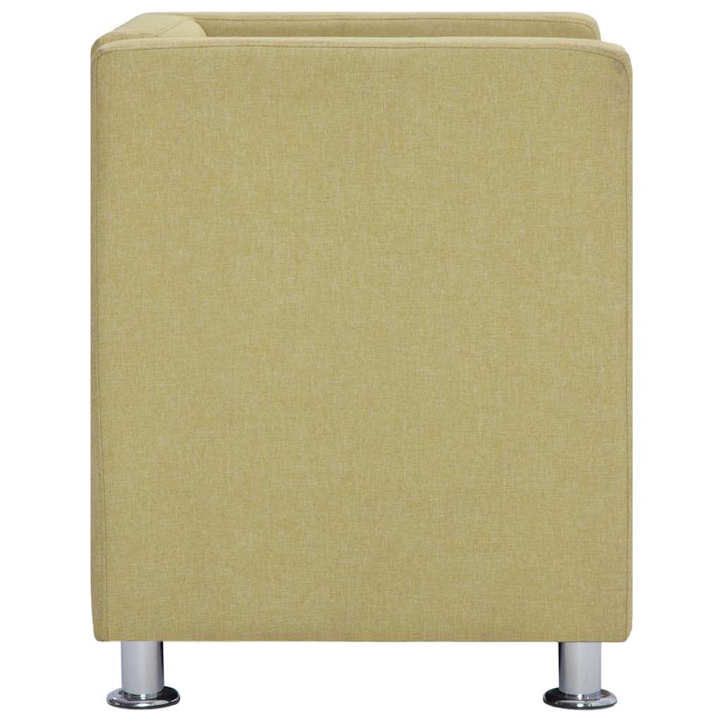 Kubelænestol stof grøn - number 4.