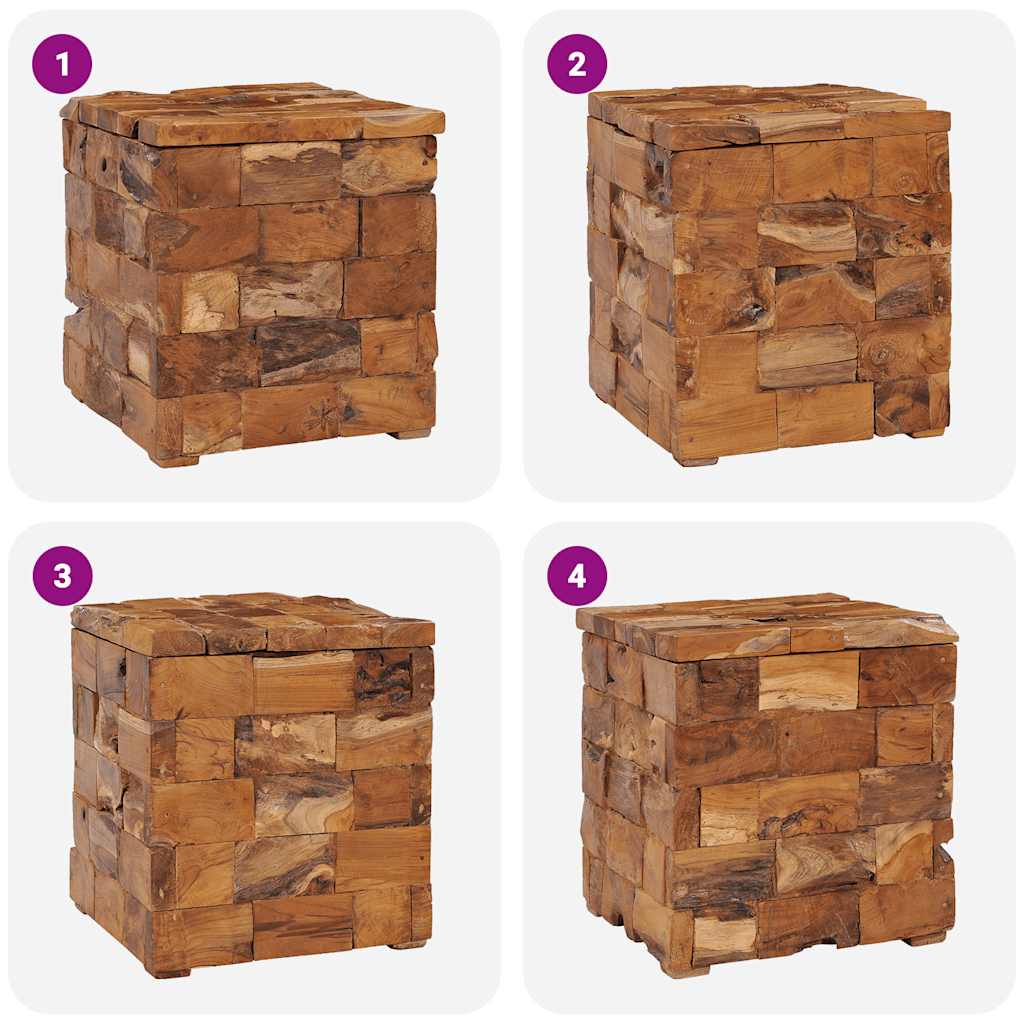 Oppbevaringskrakk heltre teak - number 5.