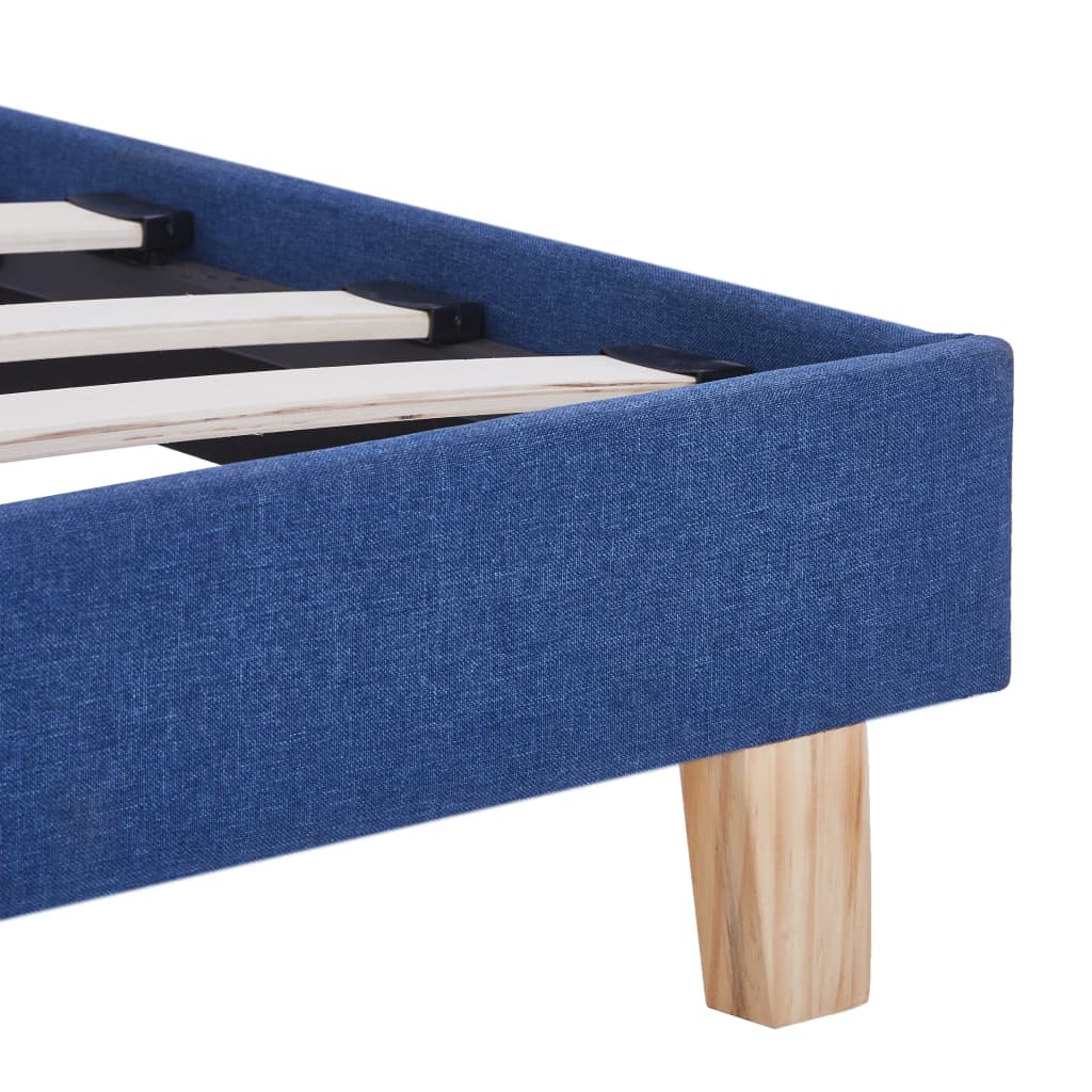 Sengerammestoff - blått, 90 x 200 cm - number 5.