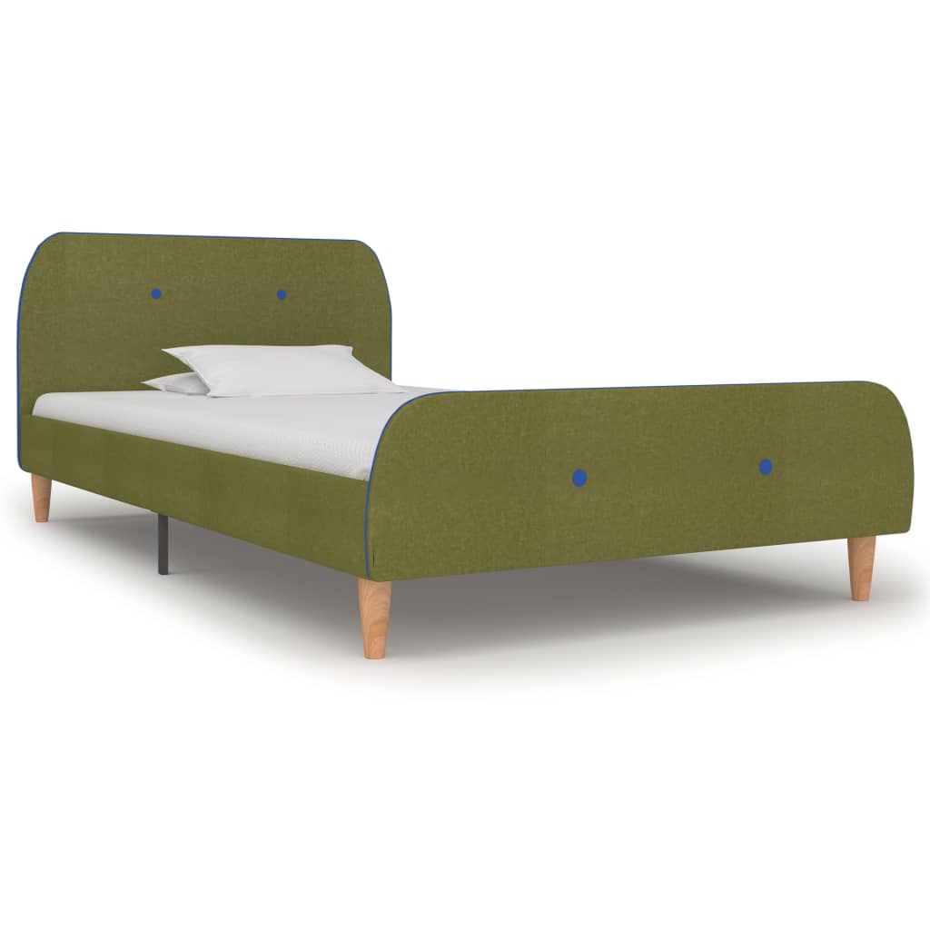 Bed frame fabric - green, 90 x 200 cm - number 1.
