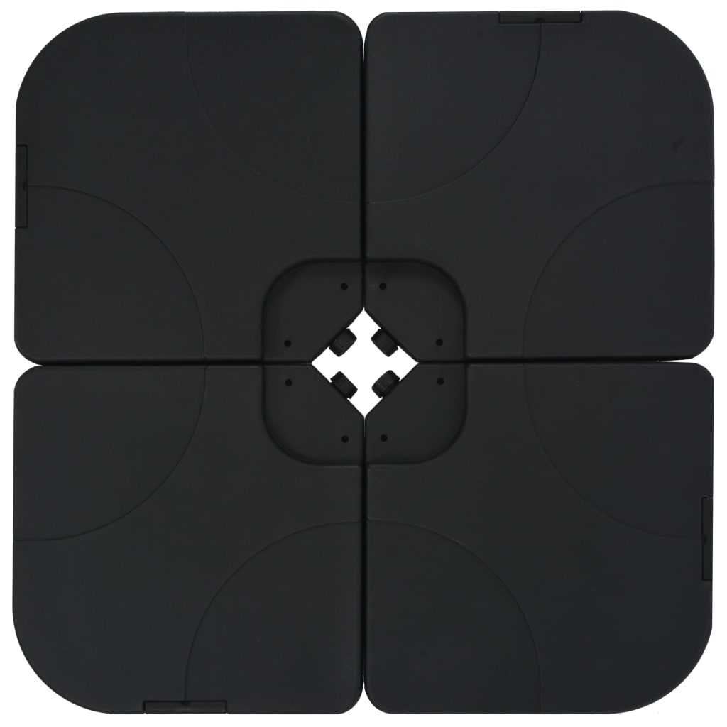 Haveparasol m. transportabel fod antracitgrå - number 9.