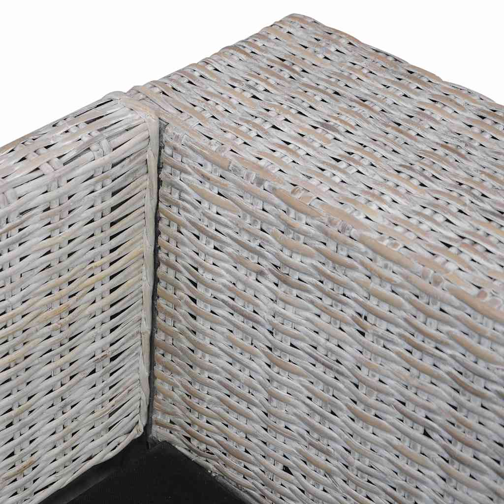 2-manns sofa med puter naturrottinggrå - number 6.