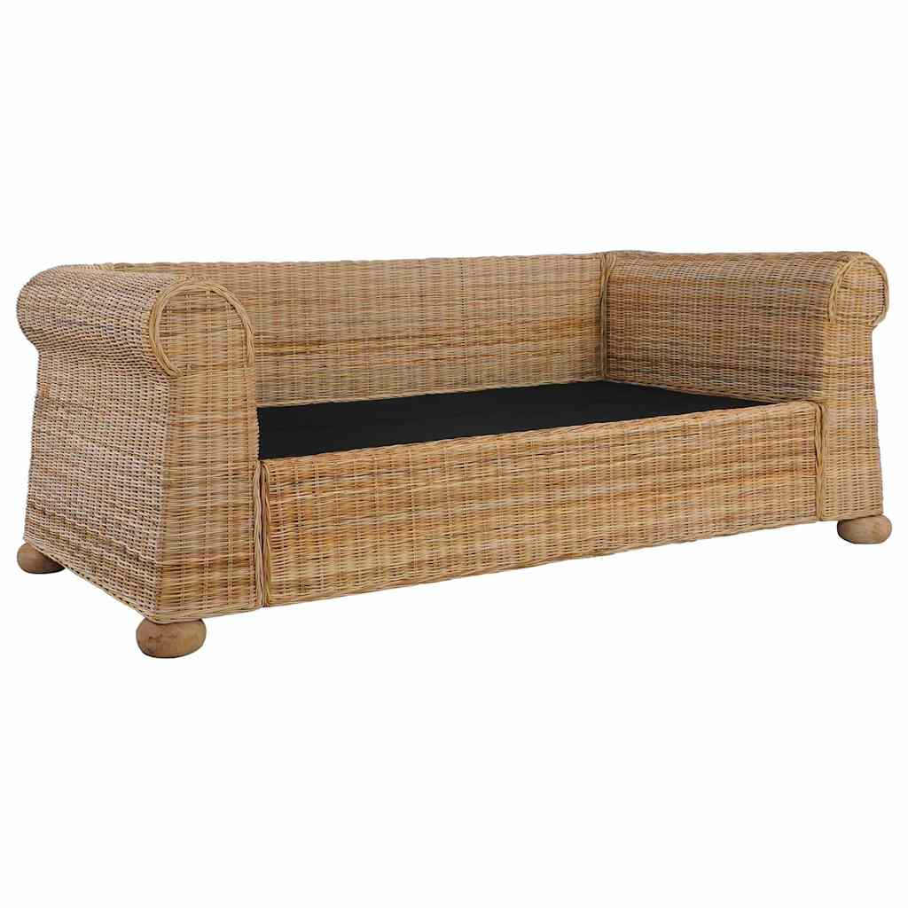 2-personers sofa med hynder naturlig rattan - number 2.