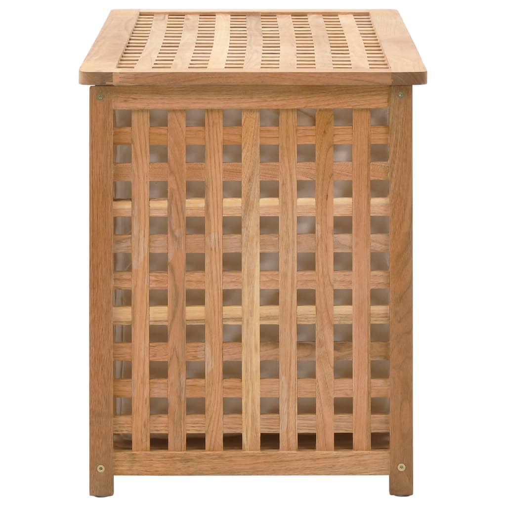 Laundry basket 77.5 x 37.5 x 46.5 cm solid walnut wood - number 4.