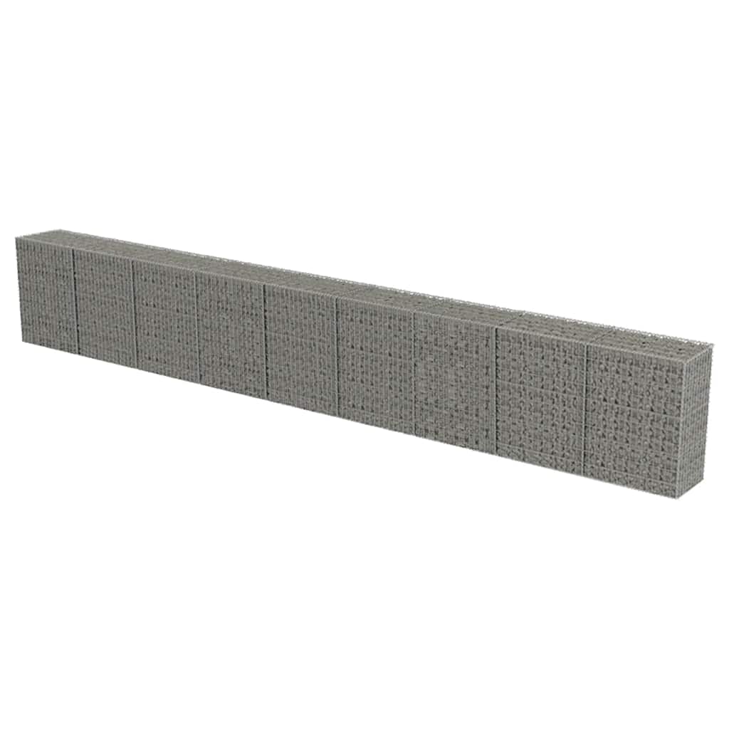 Gabion vägg med lock galvaniserat stål - 900 x 50 x 100 cm, 1 - number 2.