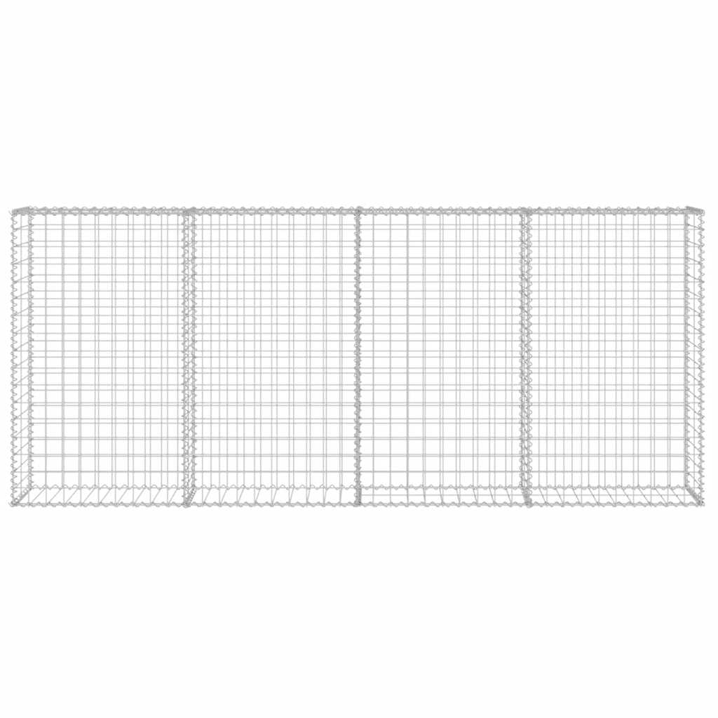 Gabionvägg med galvaniserade stålkåpor - 200 x 20 x 85 cm, 1 - number 5.