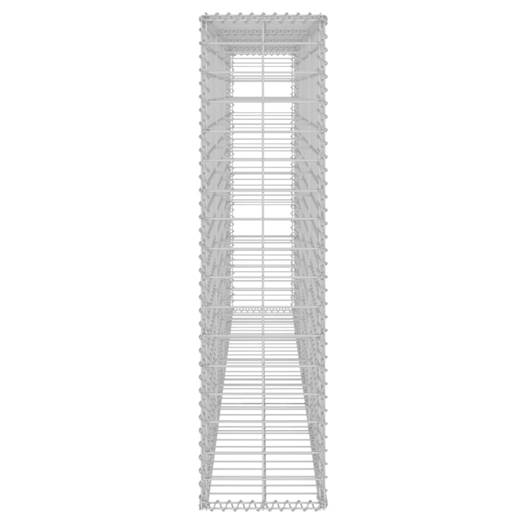 Gabionvägg med galvaniserade stålkåpor - 200 x 20 x 85 cm, 1 - number 6.