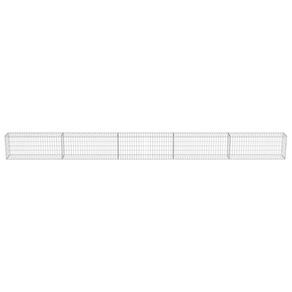 Gabion vägg med lock galvaniserat stål - 600 x 30 x 50 cm, 1 - number 5.