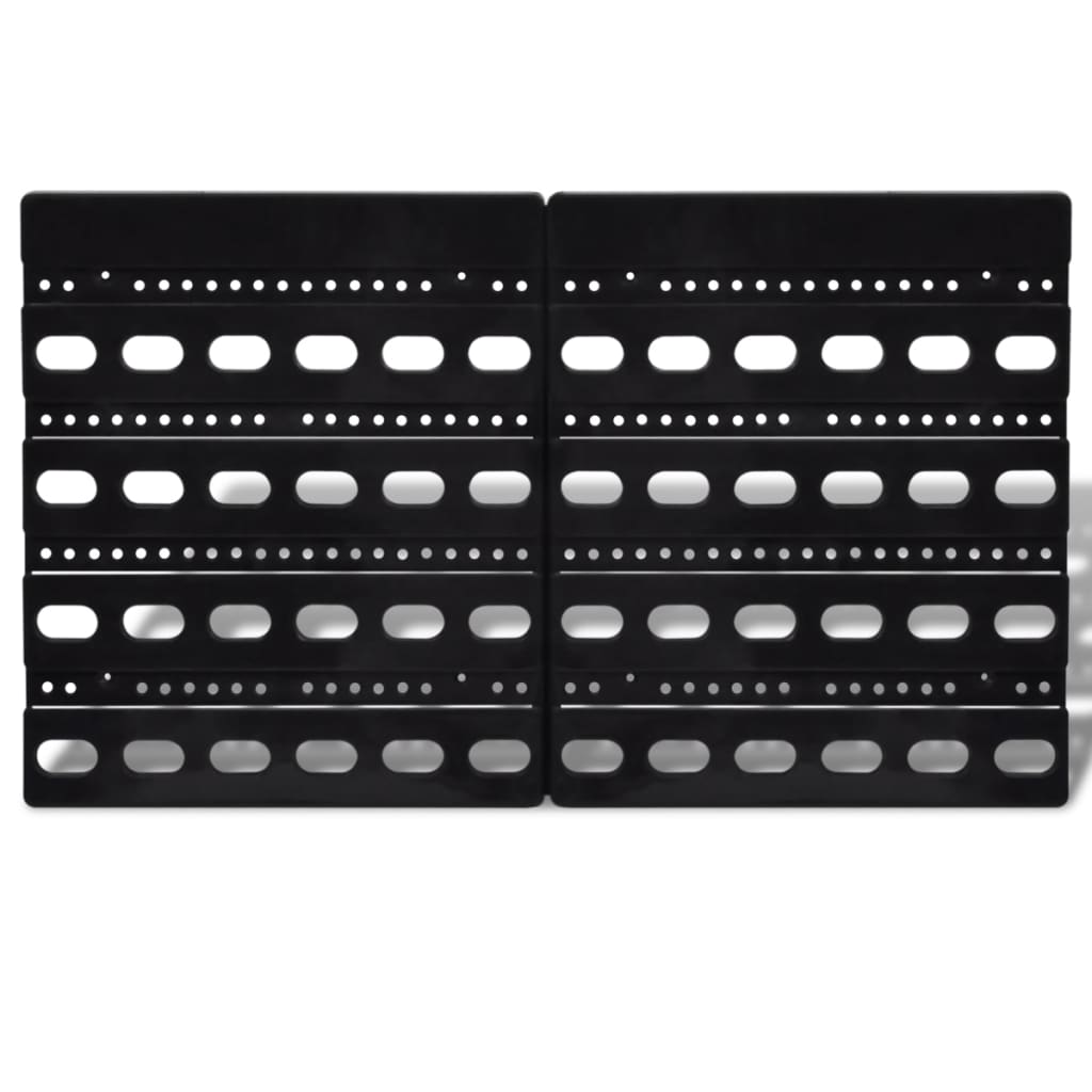 Ensemble de rangement mural pour l'atelier 30 pcs. bleu et rouge - number 2.