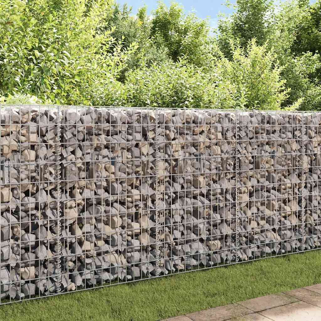 Gabion vägg galvaniserat stål - 450 x 30 x 100 cm, 1 - number 1.