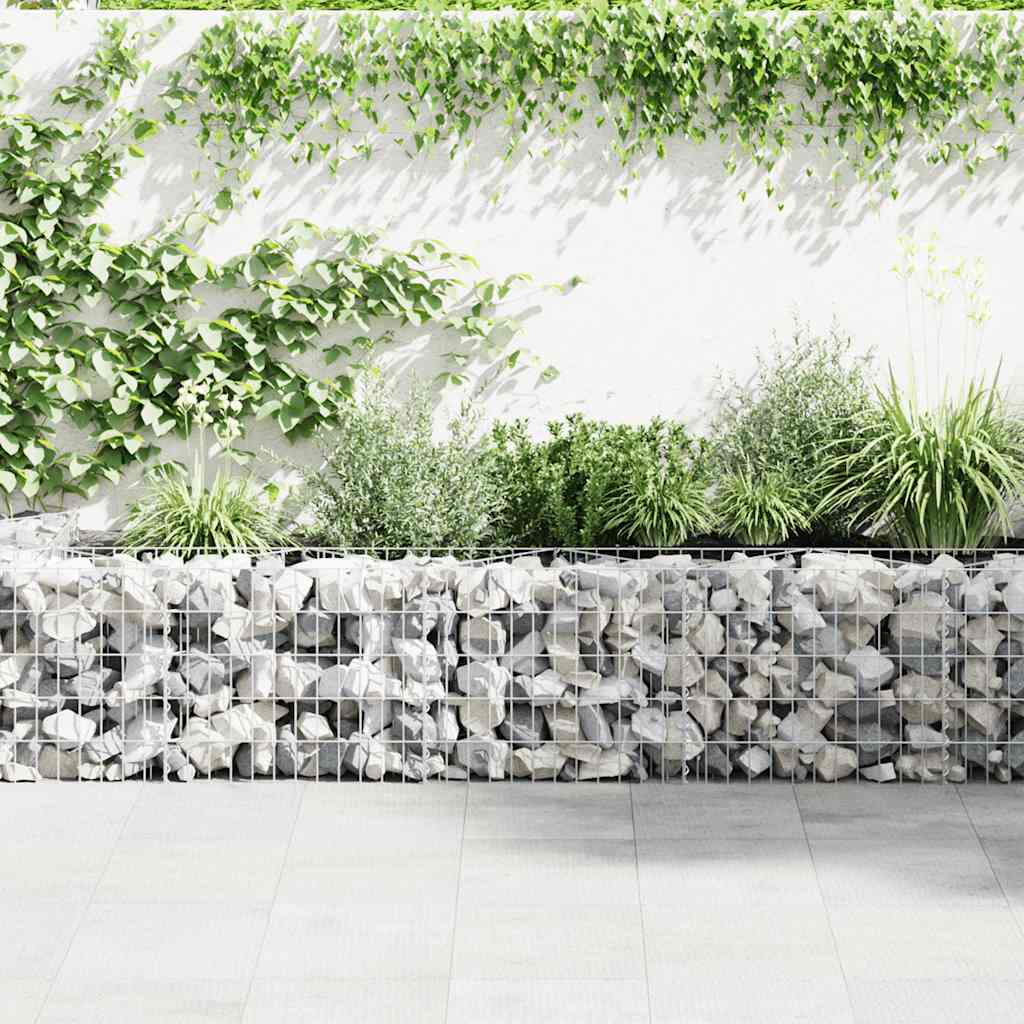 Gabion vägg galvaniserat stål 630 x 30 x 50 cm - number 4.