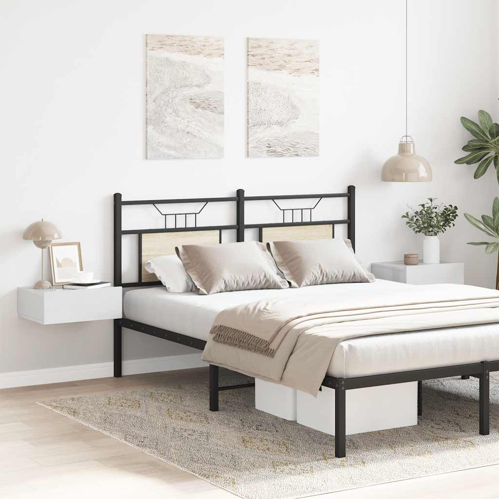 Svævende natborde stk. 40 x 30 x 15 cm konstrueret træ hvid - hvid højglans, 2 - number 3.