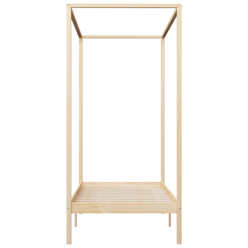 Sengestel til himmelseng 100 x 200 cm massivt fyrretræ - number 3.